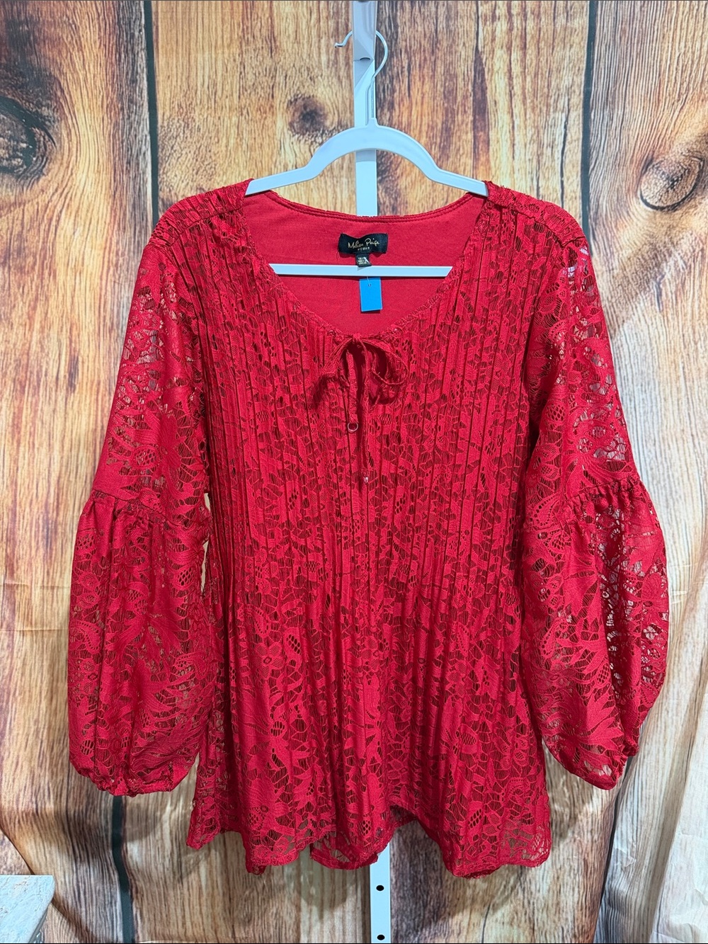 Melissa Paige Lace Blouse Size 1X